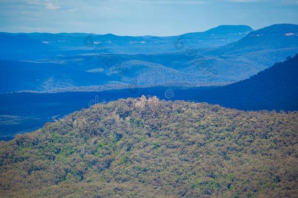 蓝色山国家的公园澳大利亚