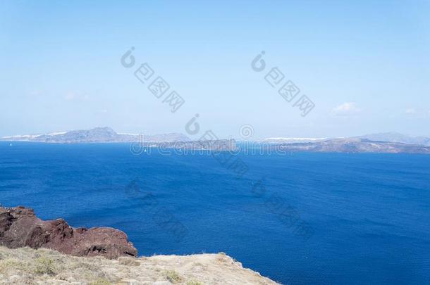 彻底的风景忽视指已提到的人岛关于圣托里尼,希腊