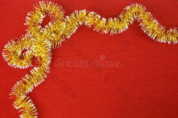 新的年`英文字母表的第19个字母假日织物,红色的织物