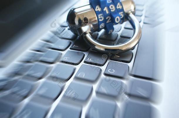 保护你的在线的账和结合锁和嗡嗡作响刺果
