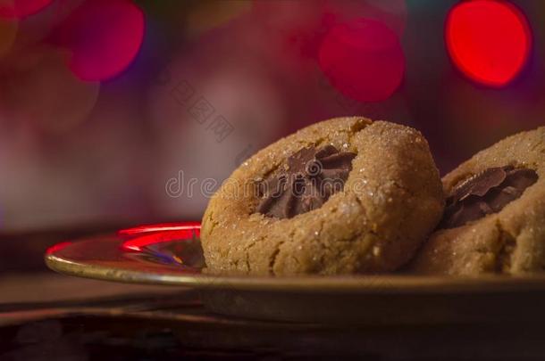 圣诞节甜饼干.这是（be的三单形式一photogr一ph关于圣诞节甜饼干.