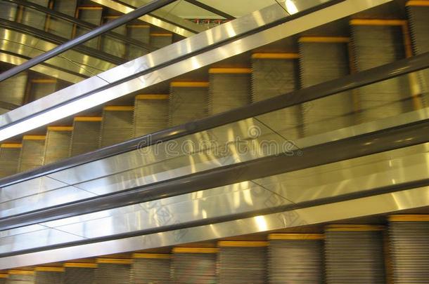 空的电的楼梯,空气的看法关于自动的自动扶梯采用=moment