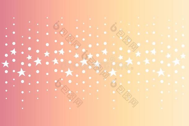 星点线条中心抽象的桔子背景