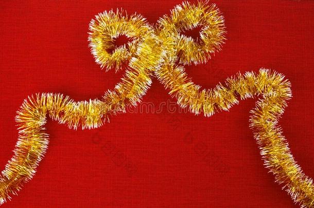 新的年`英文字母表的第19个字母假日织物,红色的织物