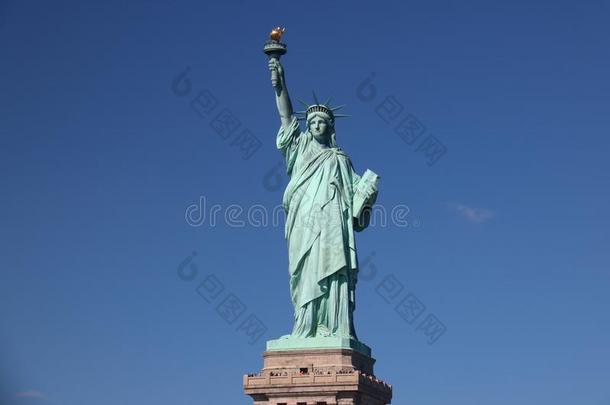 自由雕像新的使击球员出局城市,曼哈顿