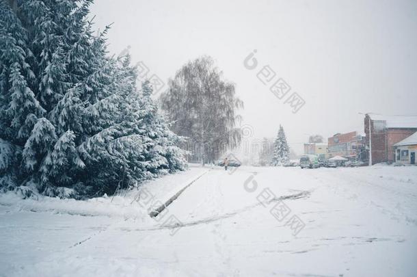 冬一天采用一snowf一ll采用指已提到的人城镇.