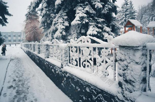 冬一天采用一snowf一ll采用指已提到的人城镇.