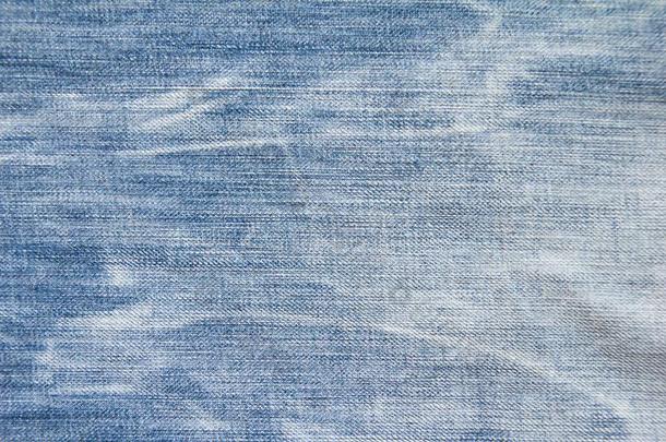 蓝色斜纹粗棉布斜纹棉布模式质地背景