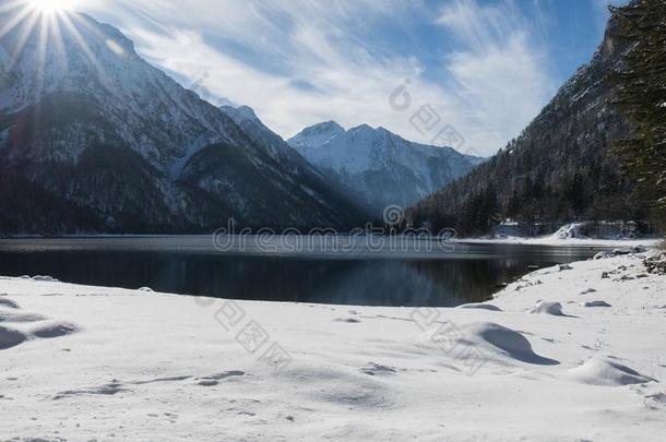 <strong>风景</strong>优美的<strong>旅行风景</strong>采用下雪的w采用ter<strong>风景</strong>和松软的软的