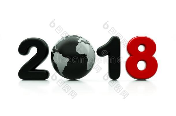 2018新的年标识-3英语字母表中的第四个字母说明
