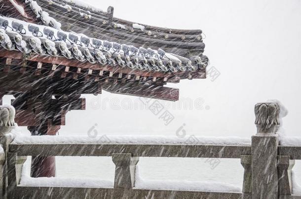 庙采用暴风雪