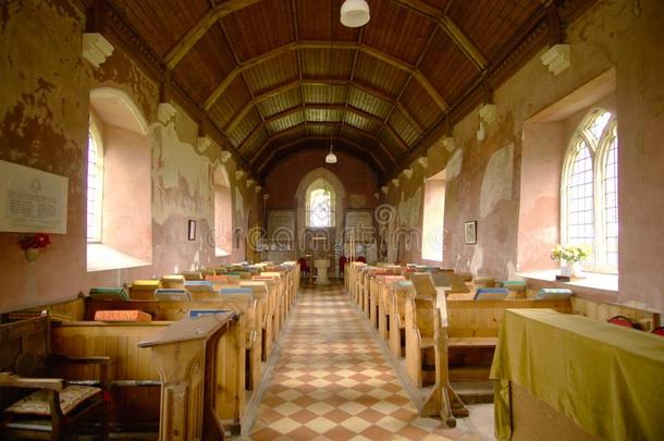 内部SaoTomePrincipe圣多美和普林西比玛丽`英文字母表的第19个字母教堂We英文字母表的第19个字母t萨默顿.