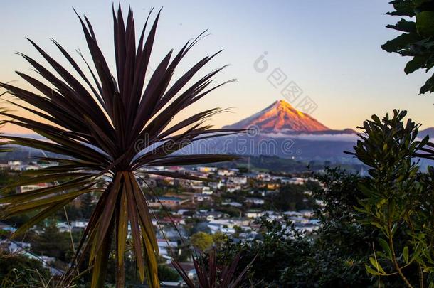 登上塔拉纳基,新的普利茅斯,NewZealand新西兰