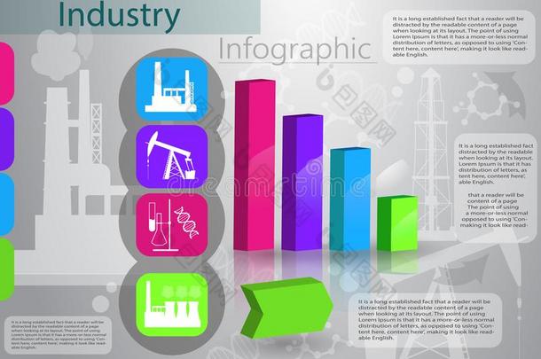 工业信息图表生产过程
