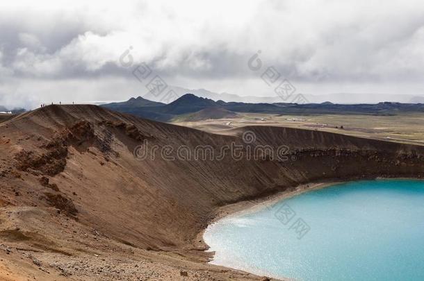 viticulture葡萄栽培火山口,克拉布拉火山火山的地区,迈瓦顿.