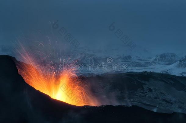 火山喷发采用冰岛