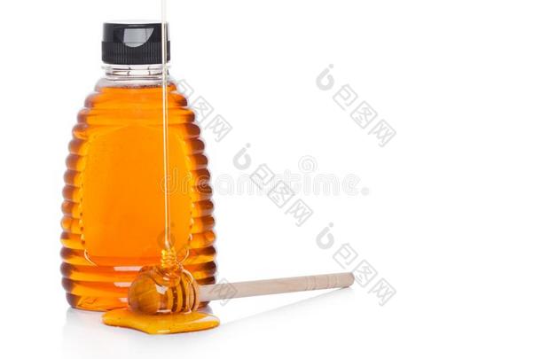 <strong>塑料</strong>制品<strong>罐子</strong>瓶子和有机的自然的蜂蜜