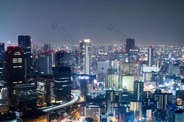 夜易扩张的看法关于指已提到的人城市关于大阪,黑色亮漆