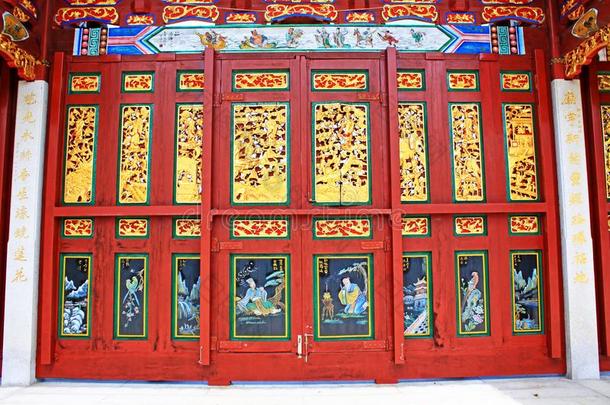 中国人门设计采用一-妈文化的村民,妈cau,中国