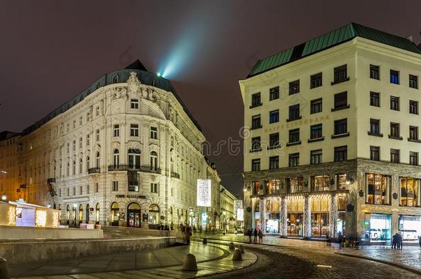 迈克尔·格拉茨在冬夜,维也纳