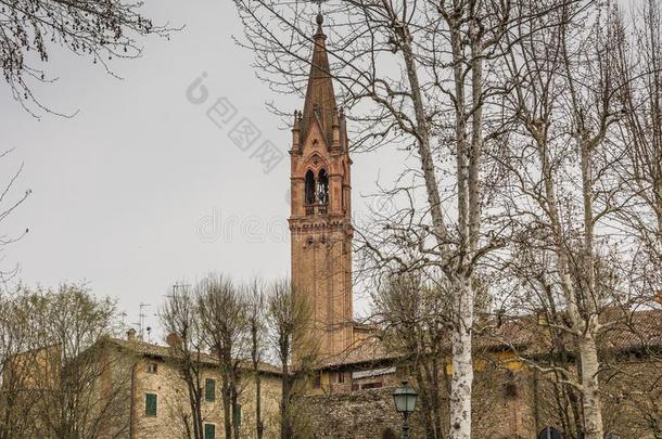 教堂关于指已提到的人卡斯泰尔韦特罗diameter直径深紫色城市,深紫色,意大利