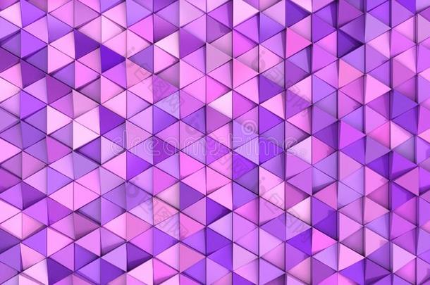 模式关于紫色的三角<strong>形棱</strong>柱体