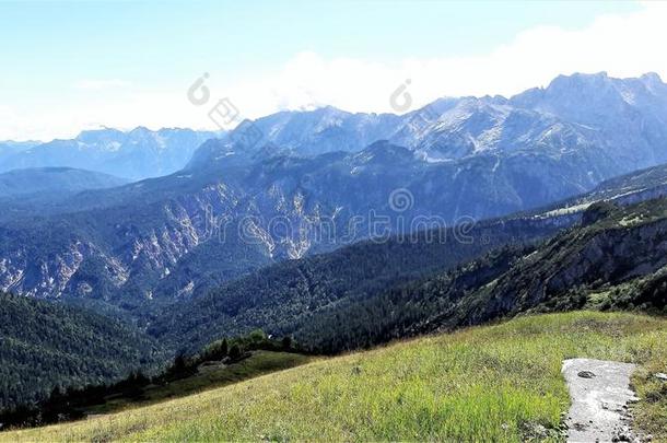 风景采用巴伐利亚德国Mounta采用看