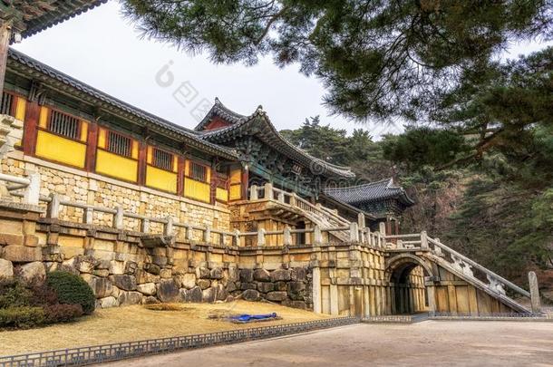 Cheongungyo和白公约采用佛国寺庙