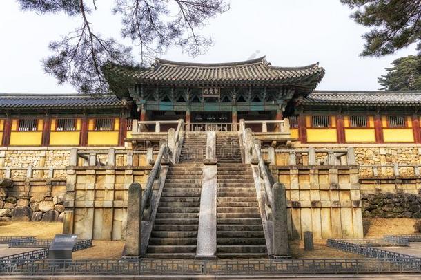 清宫和baegungyo采用佛国寺庙