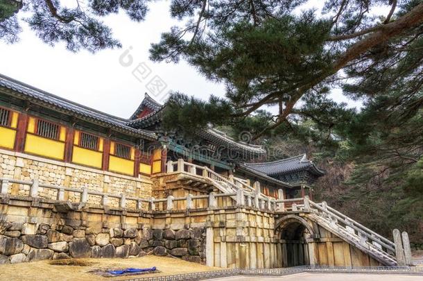 Cheongungyo和baegungyo采用佛国寺庙