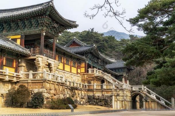 Cheongungyo和白公约采用佛国寺庙