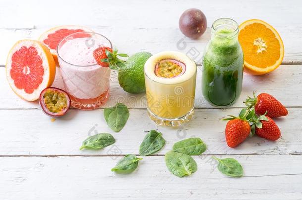 新鲜的成果有机的个人简历饮料果汁选择绿色的饮料diameter直径