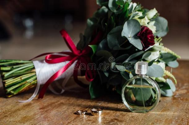 婚礼附件.花束和附件关于新娘.详细资料.