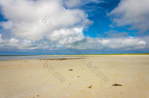沙的湾.渺位沙,沙ay,奥克尼郡,苏格兰