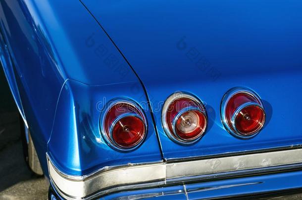 后灯关于1965雪佛兰牌汽车黑斑羚起泡皂水