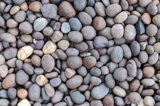 石头鹅卵石质地或石头鹅卵石背景.石头鹅卵石