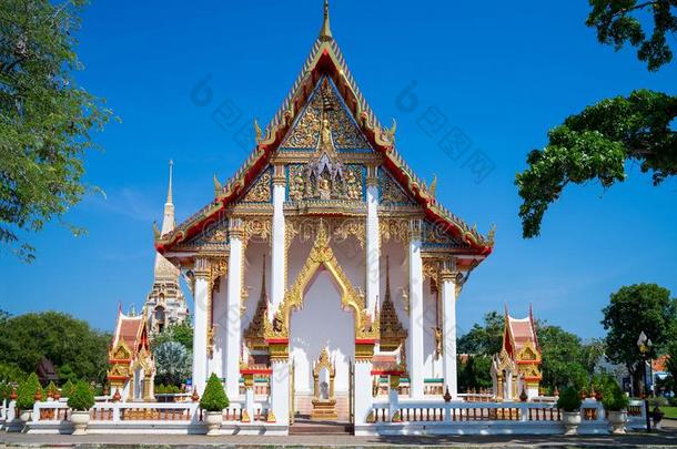 ThaiAirwaysInternational泰航国际庙,泰国或高棉的佛教寺或僧院查龙-普吉岛,ThaiAirwaysInte