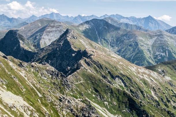 汽车品牌名称--捷克山全景画从巴尼科夫。山峰采用西方的汽车品牌名称--捷克s亩