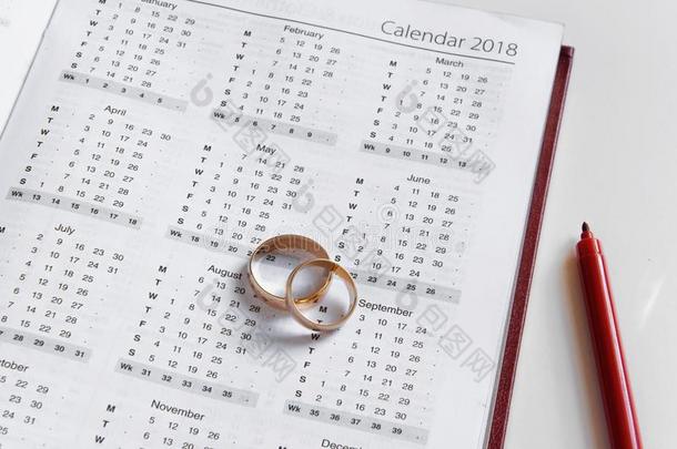 计划一婚礼采用2018.C一lend一r关于2018一nd两个婚礼r采用