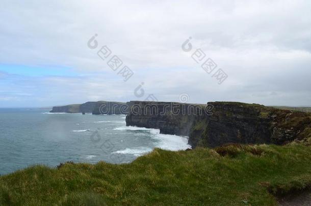 美丽的风景采用爱尔兰关于指已提到的人悬崖关于莫赫