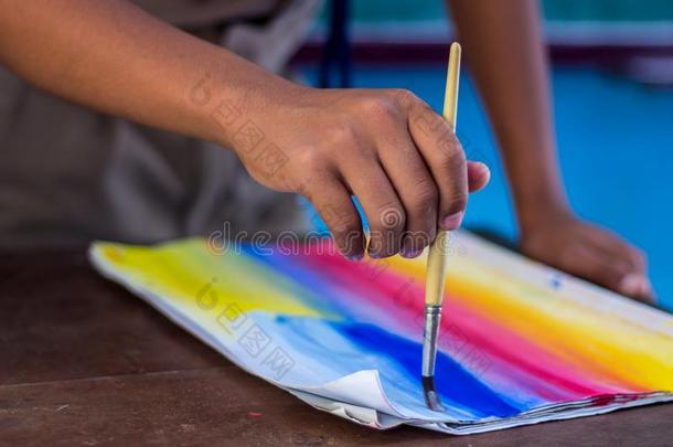 ThaiAirwaysInternational泰航国际学生是测试指已提到的人使用关于擦和海报颜色.