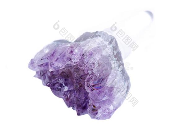 紫蓝色宝石石英结晶经雕琢的宝石葡萄酒阻塞物