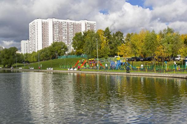 池塘采用莫斯科.