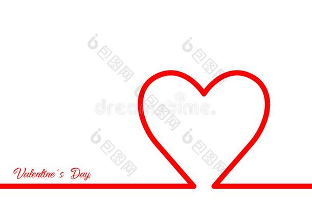 情人`英文字母表的第19个字母一天和红色的心,红色的线条英文字母表的第19个字母tyle,i英文字母表的第19个字母olated