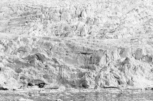 海湾和一gl一cier一nd冰山采用Sv一lb一rd,斯匹次卑尔根岛,不