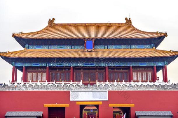 饲养门神圣的纯度古贡不允许的城市宫北京英语字母表的第3个字母
