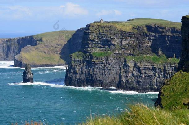 美丽的照片关于指已提到的人悬崖关于莫赫采用爱尔兰