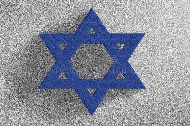 星关于dataabovevideo超视频数据犹太人的蓝色背景具体的墙