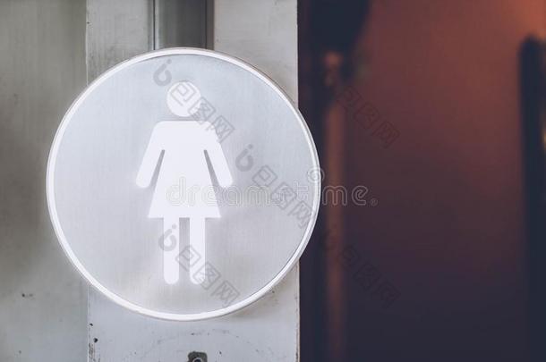 女人洗手间符号