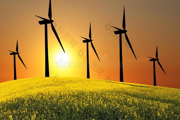 风涡轮机替代的能量根源